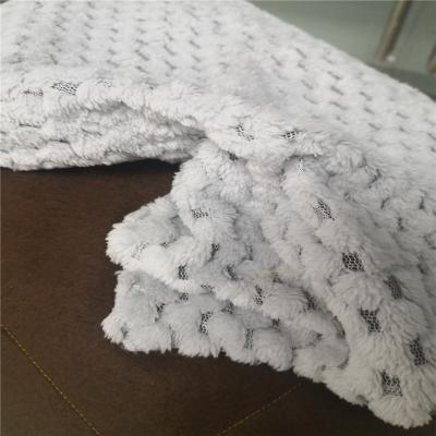 China Anti Dust Mite Wholesale OEM Jacquard Fleece Bonded Fleece Blanket Economical Eco Friendly Flannel Fleece Mesh for sale