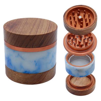 China Large Portable 75mm 4 Layers Aluminum Alloy Metal Cigarette Tobacco Herb Big Grinder for sale