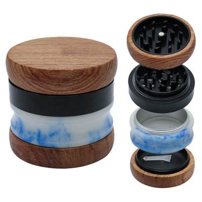 China Wholesale High Quality New Design Mini Portable Woodworking 67mm Herb Grinder Machine Round for sale