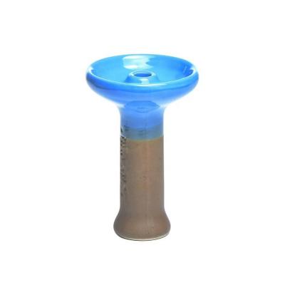 China High Quality New Products Wholesale Safety Navy Blue Head Shisha Accessory Hot Selling Ceramic Hookah for sale