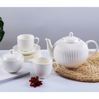 China Factory Viable Teapot CANHUI China Teasets Turkish Cup Tea Set for sale