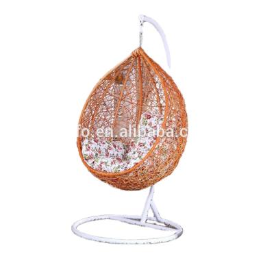 China UV-Resistant Furniture Round Egg Swing Chair Hanging Rattan Chair for sale