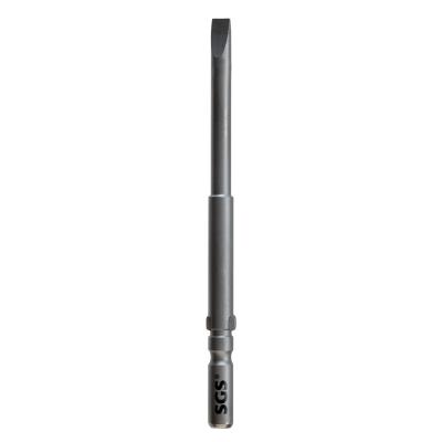 China SGS Source Factory 4mm Strong Magnetic Material S2 40mm Single Head 60mm Slotted Electric Bit Industrial Screwdriver Bit for sale