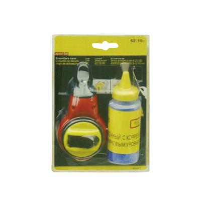 China 100ft spool plastic chalk line with 4az powder for sale