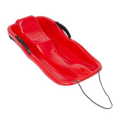 China HDPE Plastic Snow Sled With Easy Assembled Brake And Rope for sale