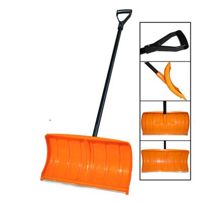 China Plastic Garden Shovel Snow Pusher With Hardwood Handle for sale