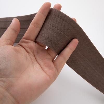 China Wholesale Elastic Edge Bandage Bandage Fold Over Elastic Bendable Elastic Band for Underwear Waistband Support Belt for sale