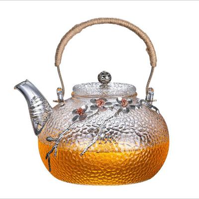 China 2020 New Design Glass Teapot High Temperature Resistant Sustainable Glass Teapots for sale