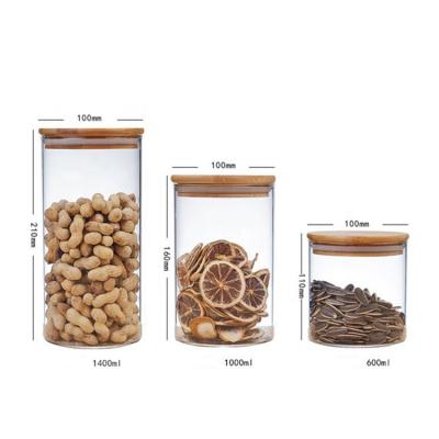 China Cheap Food Jar Storage Bottles Glass Jar Heatable Multilayer Glass Storage Bottles for sale