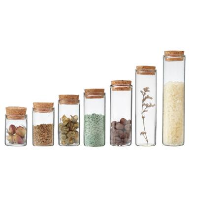 China Factory Price Cover Glass Jar Storage Jar Glass Bottle With Flip Top for sale