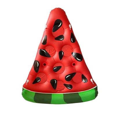 China Hot Selling Customized PVC Inflatable Watermelon Floating Mat for sale