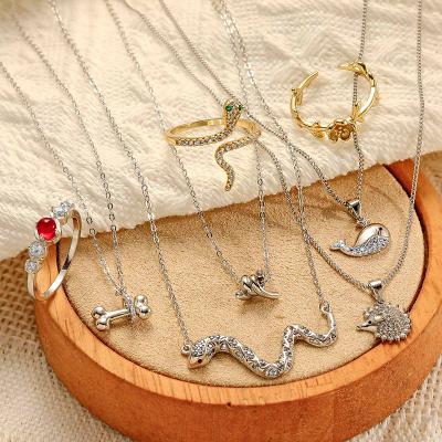 China New Arrival 925 Sterling Silver Jewelry Custom Bone FASHIONABLE Popular Snake Flower Animal Pendants Women Accessories Jewelry for sale