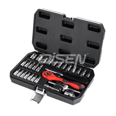 China 29pcs Heat Treatment Mechanics Socket Tool Kit Hexagan Head Complete Germany Design Tool Kit for sale