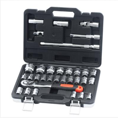 China 32Pcs Auto Repair Ratchet Wrench Auto Repair DIY Tools 1/2 Drive Socket Set For Tool Kit For Car for sale