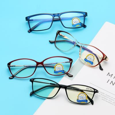 China Anti Blue Polarized 2022 Hot Sale Photochromic Women High Quality Optical Glasses Eyesight Anti Blue Light Eyeglasses Frame Computer Square Shape Kacamate for sale