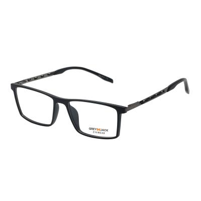 China Hot Selling Fashion MONOCLE Fashion Eyewear Rectangle Tr90 Square Square Frame Glasses Optical Frames In Stock for sale