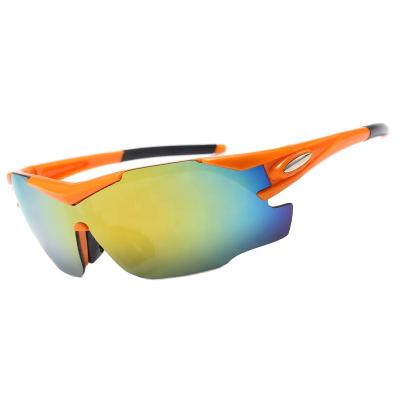 China Outdoor Rim One Pieces Lens Cycling Windproof Sun Glasses Running Sunglasses Hot Selling Half Sports Sunglasses for Men and Women for sale