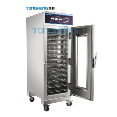 China Snack Factory Maker Stainless Steel 12 Trays Dough Proofer Fermentation Machine for sale