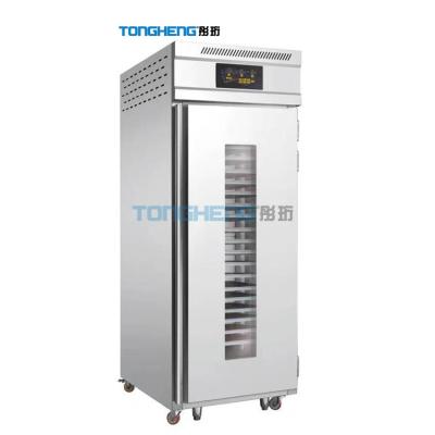 China Snack Factory Bakery Equipment 36 Trays Dough Proofing Machine Pizza Freezer Proofer for sale