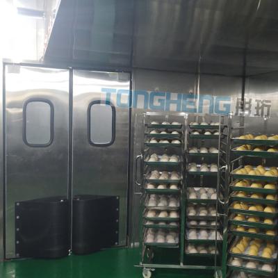 China Snack Factory Manufacturers Selling Industrial Bread Proofer Roll Fermentation Room for sale