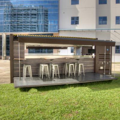 China Modern mobile kitchen cake ice cream shop container kiosk container restaurant for sale