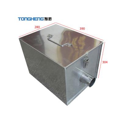 China Hotels Kitchen Using Portable Stainless Steel Grease Trap For Water And Oil Separator for sale