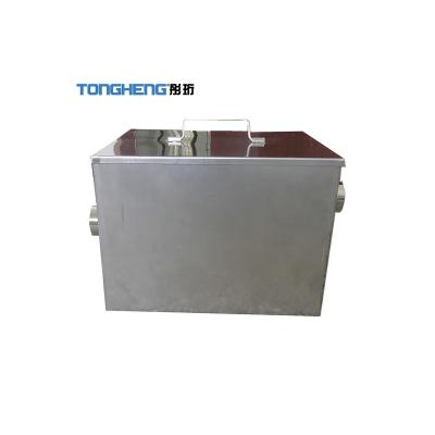 China Hotels Kitchen and Food Processing Oil Filter Grease Trap Stainless Steel Grease Trap for sale