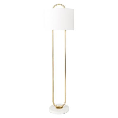 China Industrial Wholesale Luxury White Living Room Stand Floor Lamp for sale