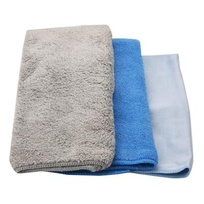 China 80%polyester Auto Care Microfiber Cleaning Cloth Set Microfiber Polishing Drying Towel for sale