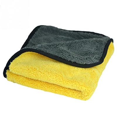 China China Whosale 1200gsm Car Wash Plush Car Towel Microfiber Polishing Polishing Cleaning Cloth for sale