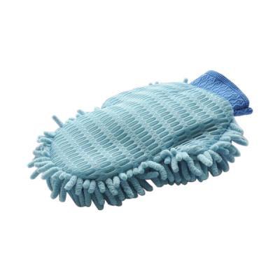 China Eco - Friendly Plush Wash Mitt Microfiber Car Wash Mitt For Cleaning for sale