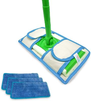 China Stocked Washable Reusable Floor Microfiber Mop Head for sale