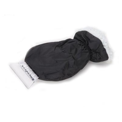 China PP Or PS Promotion Gift Ice Scraper Glove Suppliers Mitt With Camouflage Fleece for sale