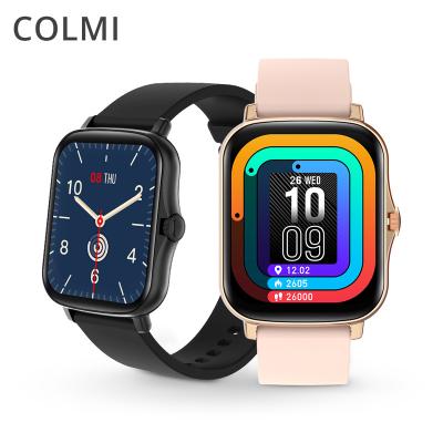 China Touch Screen COLMI P8 Plus 1.69 Inch Reloj Smartwatch Sports Fitness Blood Pressure Bar Ip67 Wristband Charging 2021 for sale