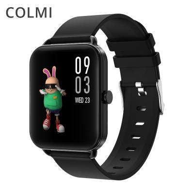 China 2021 Touch Screen Smart Watch 2021 Touch Screen COLMI P18T Reloj Men Fitness Tracker Woman Music Silicone Nine Piece Temperature Smartwatch Reloj for sale