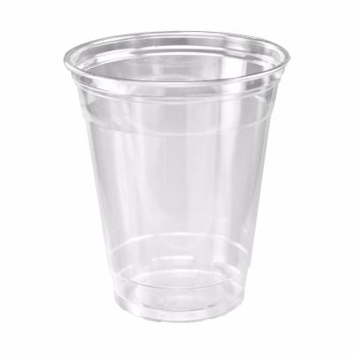 China Togo Single Wall Disposable Plastic Beverage PET Ice Cream Coffee Party Cold Drinks Togo Party Clear Takeaway Cup With Lid for sale