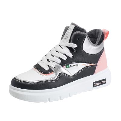 China CUSHIONING new color women platform sneakers 2021 sports shoes women shape sneakers lace up casual women shoes for sale