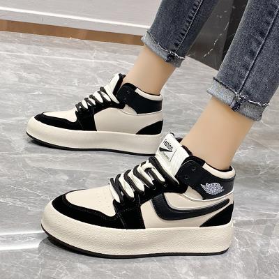 China CUSHIONING ladies sneakers 2021 high top new styles skateboarding sneakers for women women casual shoes for sale