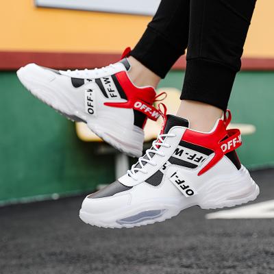 China CUSHIONING New Design Fashion Height Increasing Cushioning Sneakers Logo Men Casual Shoes Custom Made for sale