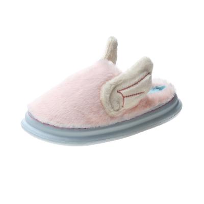 China CUSHIONING High QualityWings Soft Plush Foot Warmers Decoration Colorful Fashion Slippers Shape Slippers for sale