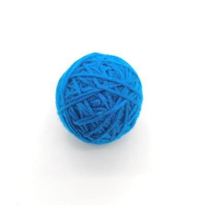 China Kitten Pet Products Woolen Yarn 6cm New Design Viable High Quality Cat Toys Colorful Ball for sale