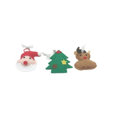 China 2021 Hot Selling 3 Designs Viable Christmas Hanging Toy Interactive Luxury Small Pet Plush Dog Cat Toys for sale