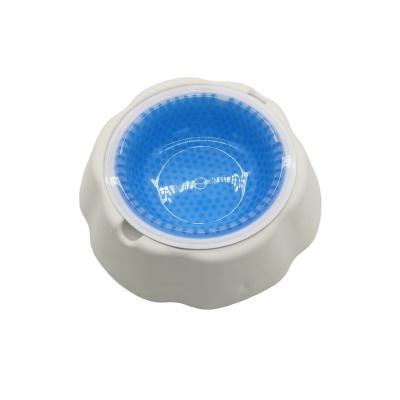 China 2020 Hot Cold Dog Bowl Dog Summer Sale Viable Portable Ice Cooling Bowls for sale