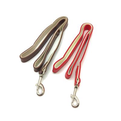 China 2020 Viable Hot Selling Latest Solid Color Exquisite Leather Pet Leash for sale