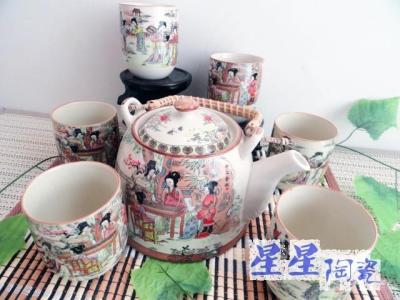 Κίνα Ζωηρόχρωμο κεραμικό Teapot συνήθειας σύνολο, αυθεντικό κινεζικό παραδοσιακό σύνολο τσαγιού προς πώληση