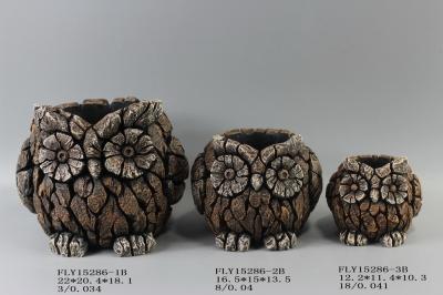 Chine Biens de haute résistance de petit de hibou de ciment d'usine ornement moderne de pots à vendre