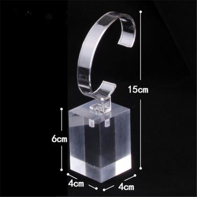 China Eco - Friendly C Shape Acrylic Watch Display Block , Plexiglass Display Stand for sale