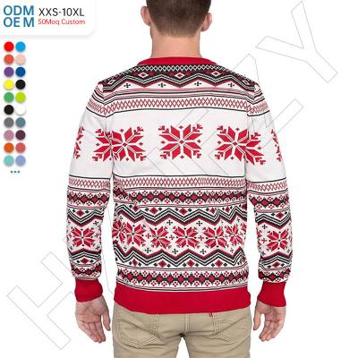 China Green Cotton Ugly Family Sweater Anti-Wrinkle Mens Christmas Sweater Acrylic Christmas Sweaters for sale