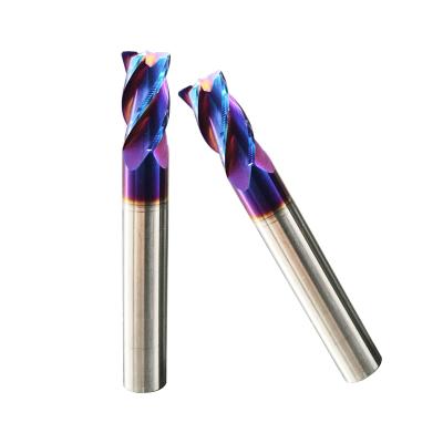 China Milling machine milling 65 degree 4 blade tungsten steel end mill is suitable for hardened steel lathe and milling machine for sale