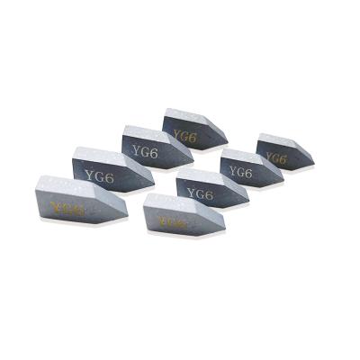 China Thread turning tool maker C125/yg8/yg6/c107/c120 cemented welded carbide cutter inserts tungsten carbide tip for sale